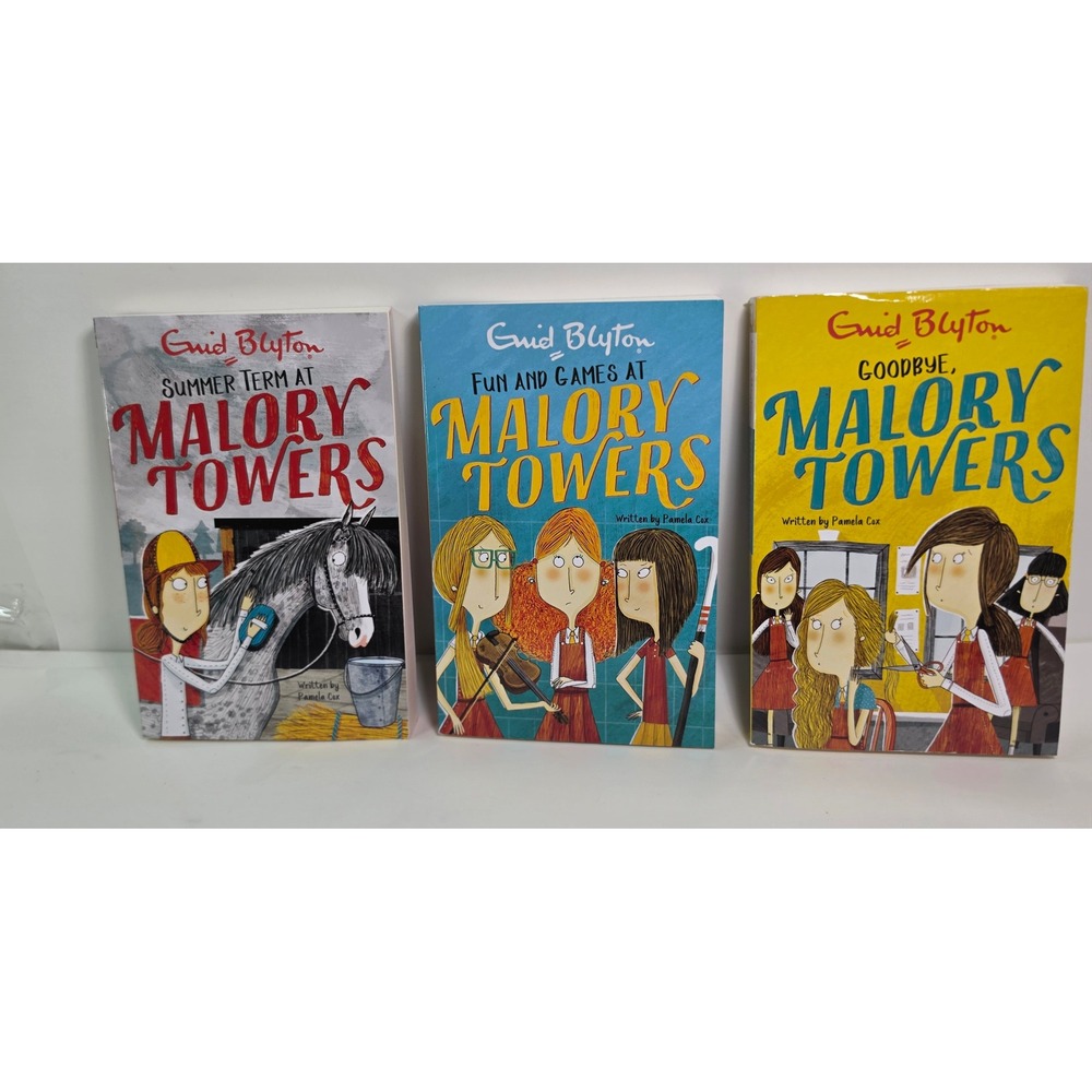 Enid Blyton Malory Towers Book Lot 3 Paperbacks Pamela Cox Pippa Curnick